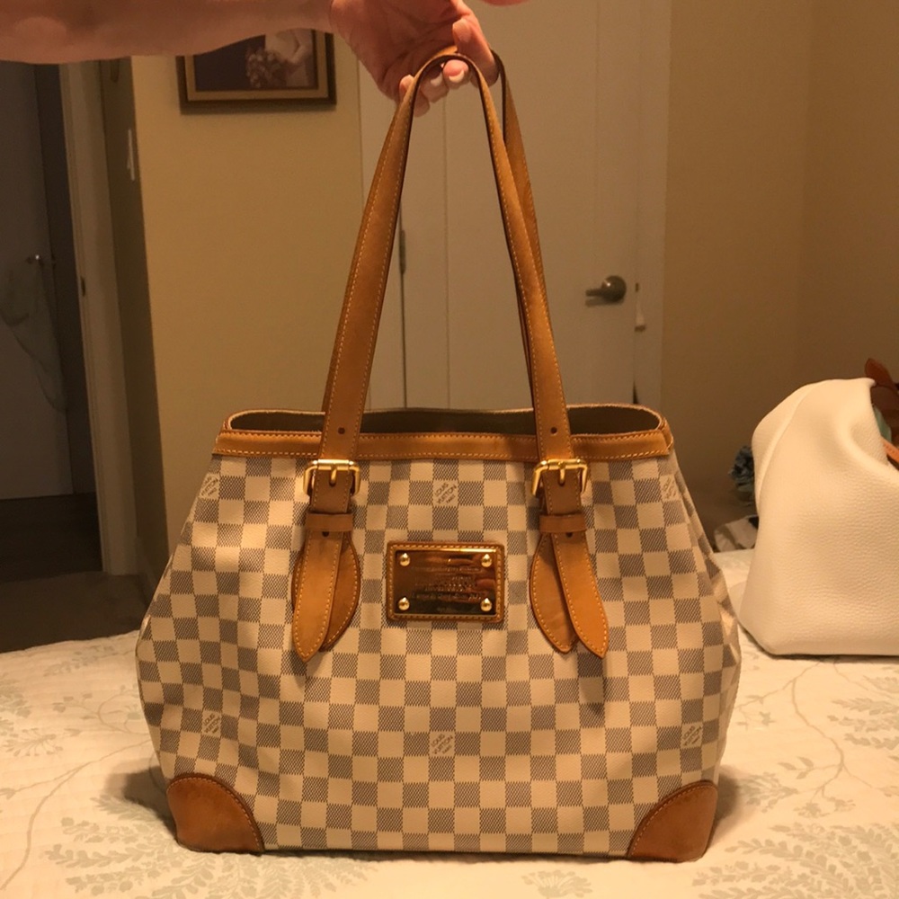 Auth Louis Vuitton Hampstead Mm Shoulder #3113L30